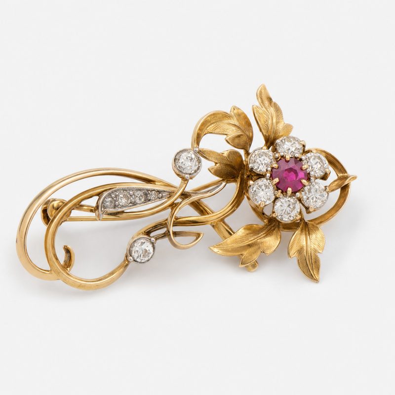 signed sapphire cocktail ring